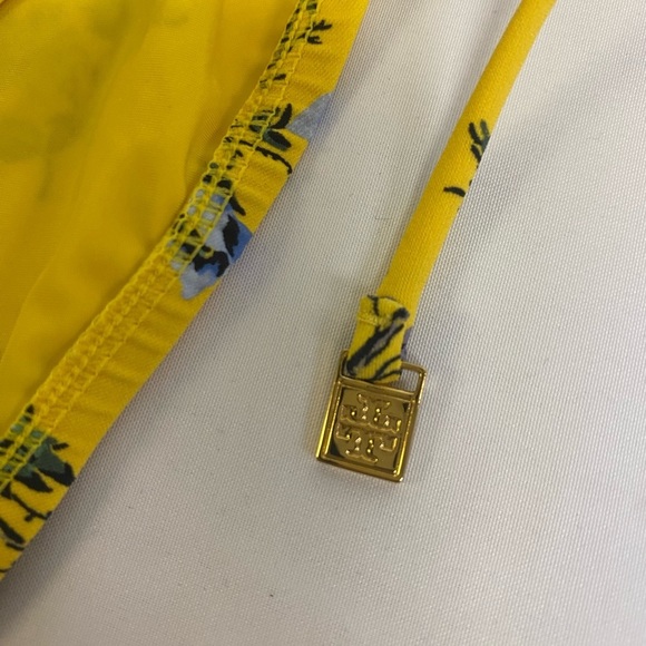 Tory Burch NWT  Lyonnaise Floral Bikini Swimsuit Bottom Side Tie Women's Size XS - Picture 6 of 10